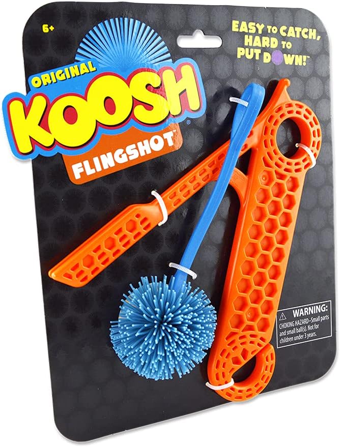 Koosh Flingshot - Special Ball Made Just for Flinging! - Easy to Catch, Hard to Put Down - Ages 6+ - Image 1